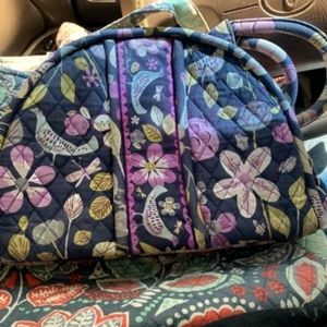 Vera Bradley Purple Floral Clasp Purse